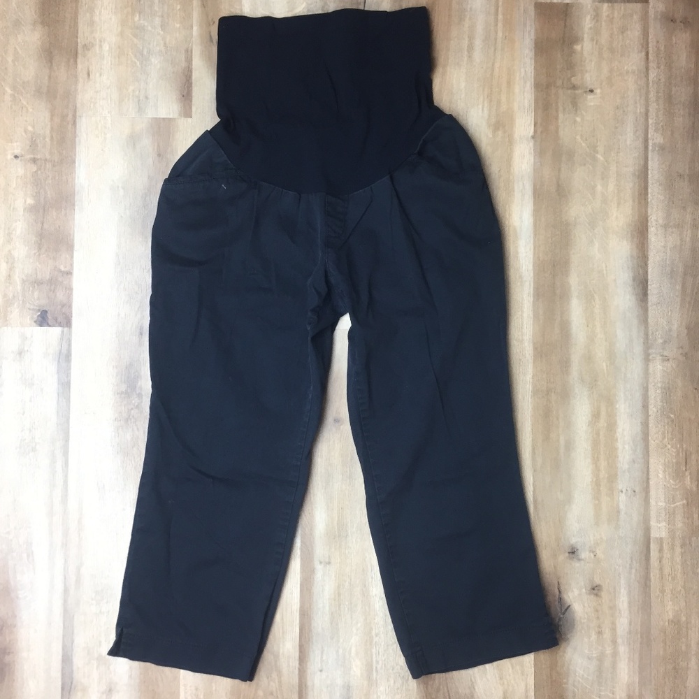 Motherhood Maternity Crop Pants Secret Fit Belly M